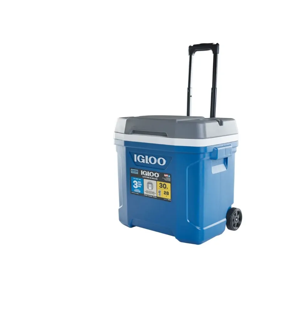 HIELERA IGLOO 62QT C/RUEDITAS